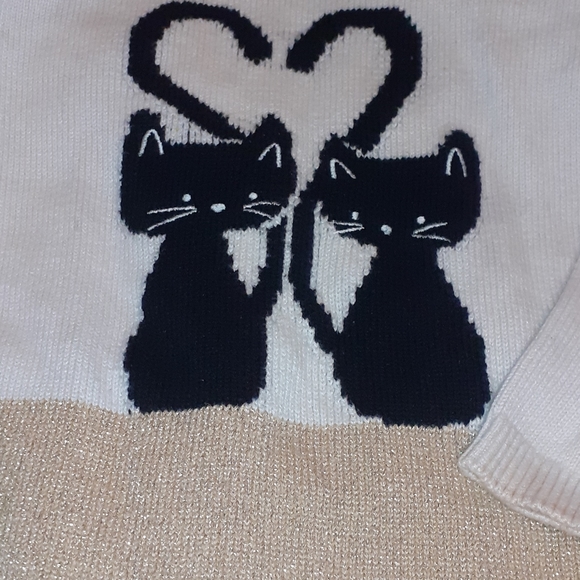 Gymboree Gold Kitty Cat Dress 3T - Picture 2 of 4